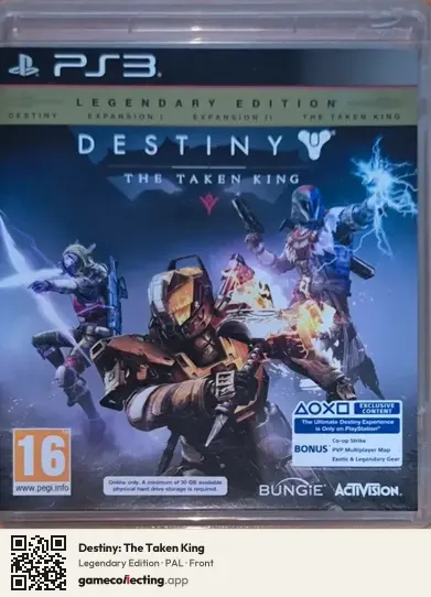 Destiny: The Taken King PlayStation 3, PAL box front