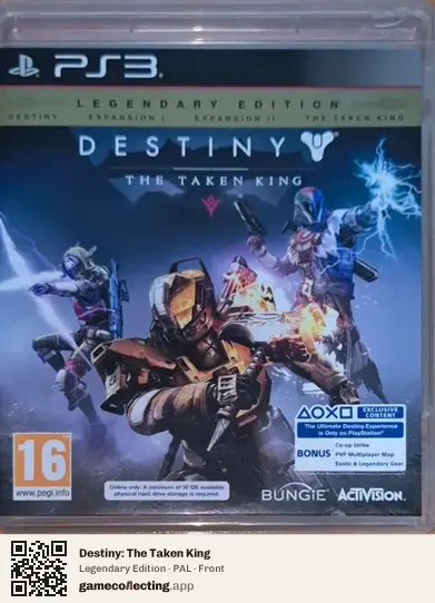 Destiny: The Taken King PlayStation 3, PAL box front