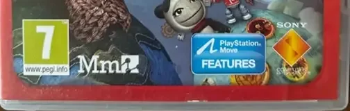 LittleBigPlanet 2, the PEGI square on its front