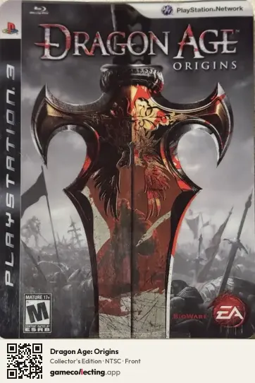 Dragon Age: Origins PlayStation 3, NTSC box front