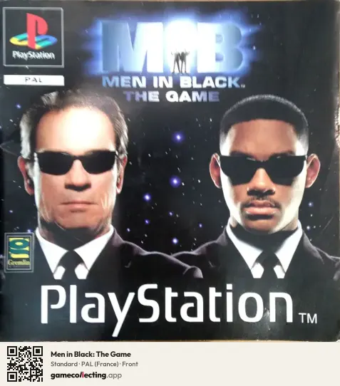 Men in Black: The Game PlayStation, France box front