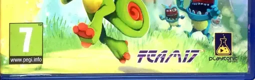 Yooka-Laylee, the USK square on its front