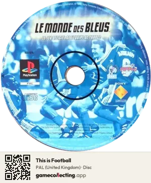This is Football PlayStation, PAL disc