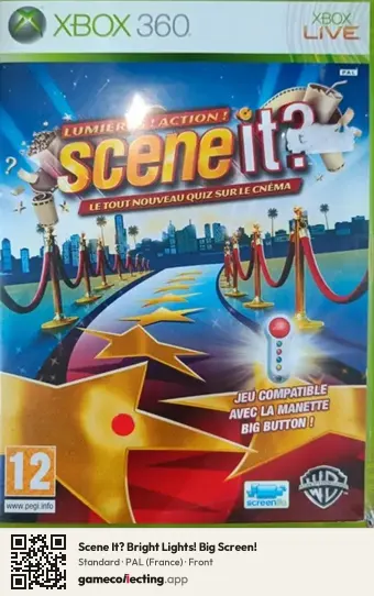 Scene It? Bright Lights! Big Screen! Xbox 360, France box front