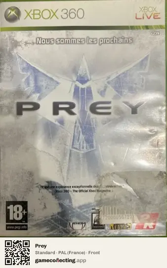 Prey Xbox 360, France box front