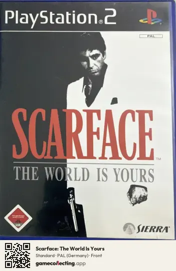Scarface: The World Is Yours PlayStation 2, Germany box front