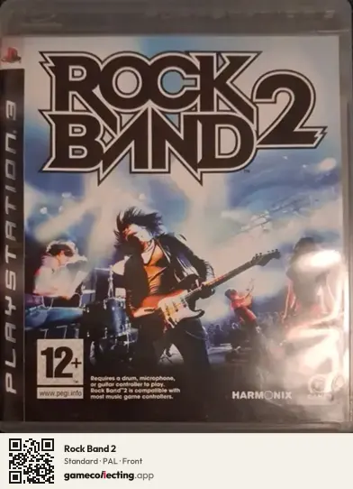 Rock Band 2 PlayStation 3, PAL box front