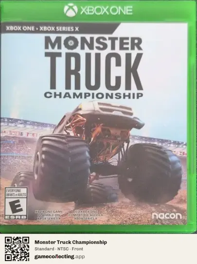 Monster Truck Championship Xbox One, NTSC box front