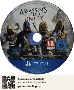 Assassin's Creed: Unity PlayStation 4, PAL disc