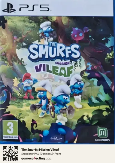 The Smurfs: Mission Vileaf PlayStation 5, Germany box front