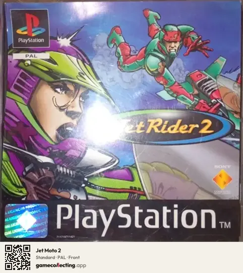 Jet Moto 2 PlayStation, PAL box front
