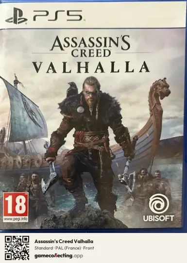 Assassin's Creed Valhalla PlayStation 5, France box front