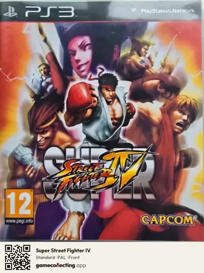 Super Street Fighter IV PlayStation 3, PAL box front