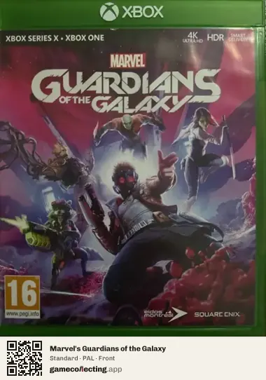 Marvel's Guardians of the Galaxy Xbox Series X, PAL box front