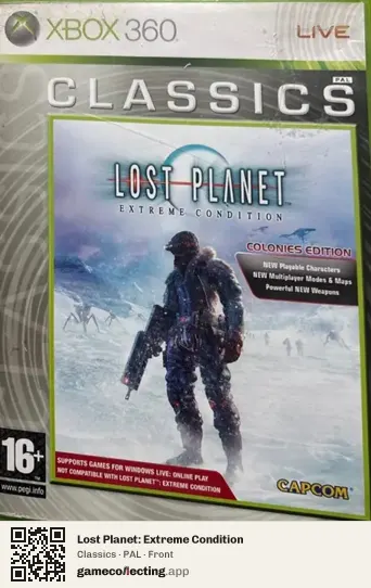 Lost Planet: Extreme Condition Xbox 360, PAL box front