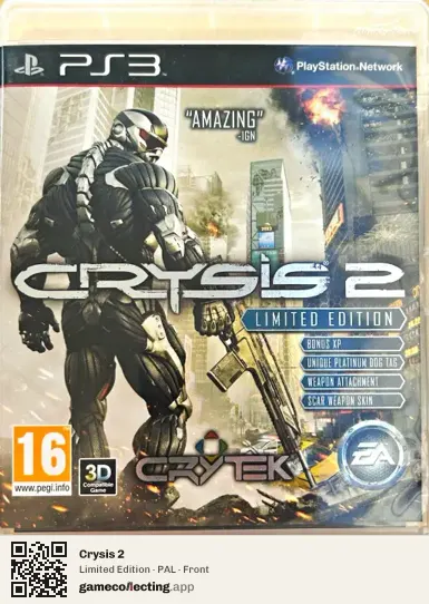 Crysis 2 PlayStation 3, PAL box front