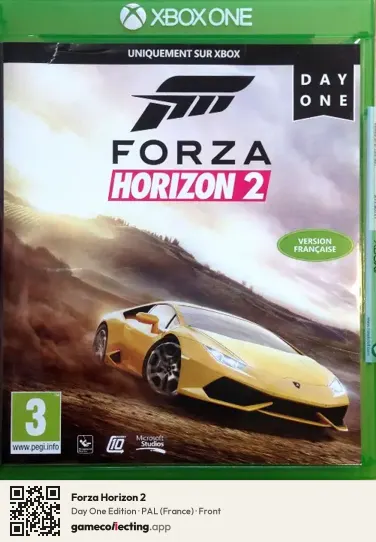 Forza Horizon 2 Xbox One, France box front