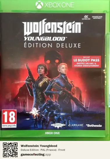Wolfenstein: Youngblood Xbox One, France box front