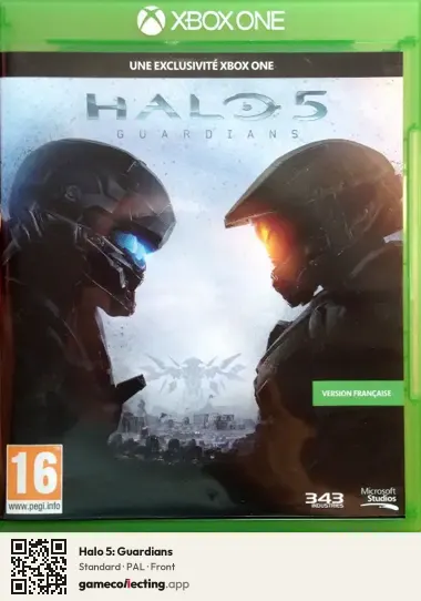 Halo 5: Guardians Xbox One, PAL box front