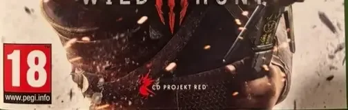 The Witcher 3: Wild Hunt, the PEGI square on its front