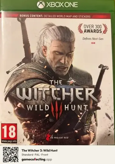 The Witcher 3: Wild Hunt Xbox One, PAL box front