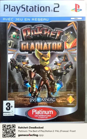 Ratchet: Deadlocked PlayStation 2, France box front
