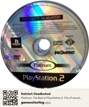 Ratchet: Deadlocked PlayStation 2, PAL disc
