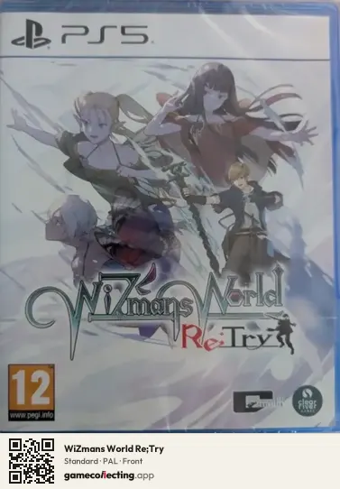 WiZmans World Re;Try PlayStation 5, PAL box front