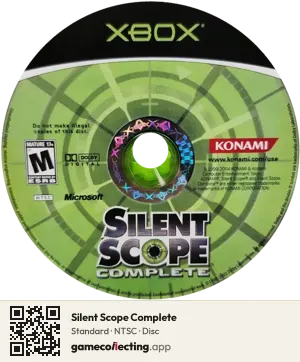 Silent Scope Complete Xbox, NTSC disc