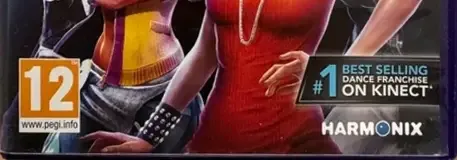 Dance Central 3, the PEGI square on its front