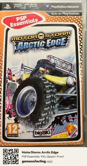 MotorStorm: Arctic Edge PlayStation Portable, Spain box front