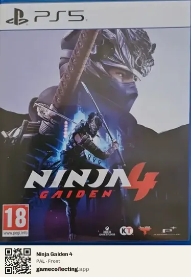 Ninja Gaiden 4 PlayStation 5, PAL box front