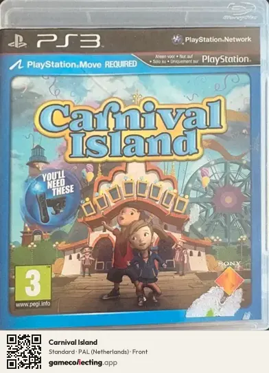 Carnival Island PlayStation 3, Netherlands box front