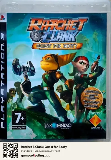 Ratchet & Clank: Quest for Booty PlayStation 3, Germany box front