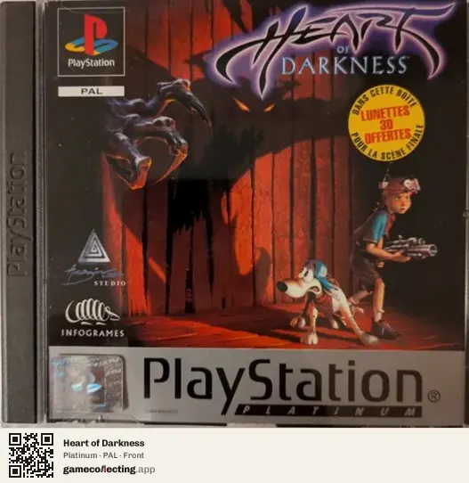 Heart of Darkness PlayStation, PAL box front
