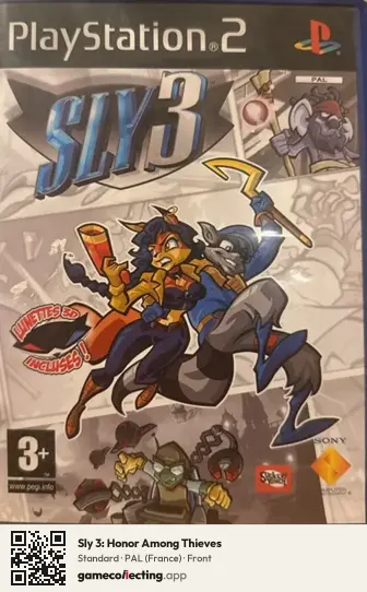 Sly 3: Honor Among Thieves PlayStation 2, France box front