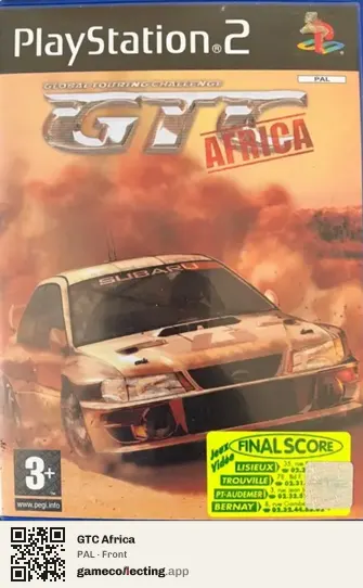 GTC Africa PlayStation 2, PAL box front