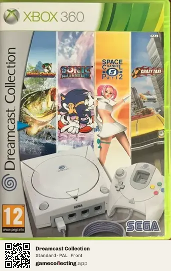 Dreamcast Collection Xbox 360, PAL box front