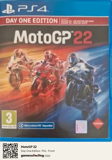MotoGP 22 PlayStation 4, PAL box front