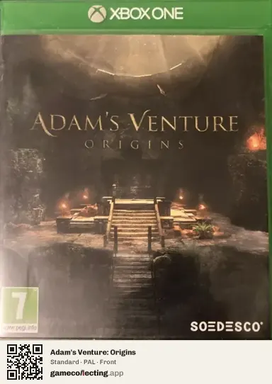 Adam's Venture: Origins Xbox One, PAL box front