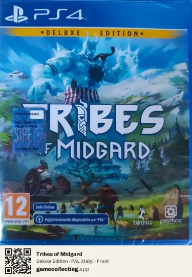 Tribes of Midgard PlayStation 4, Italy box front