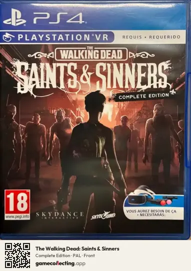 The Walking Dead: Saints & Sinners PlayStation 4, PAL box front