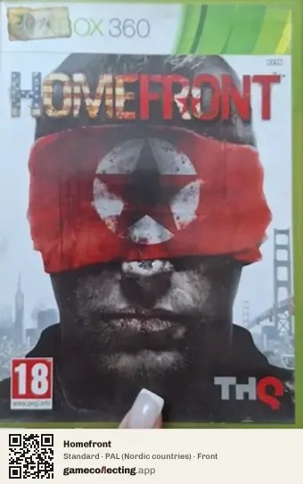 Homefront Xbox 360, Nordic countries box front