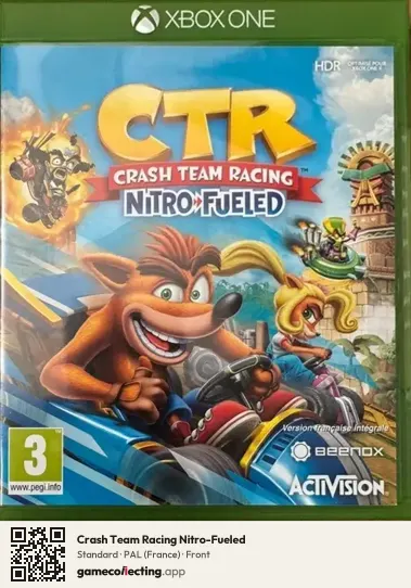Crash Team Racing Nitro-Fueled Xbox One, France box front