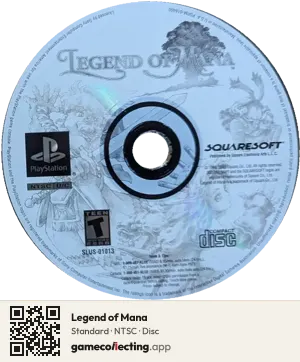 Legend of Mana PlayStation, NTSC disc