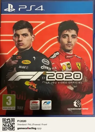 F1 2020 PlayStation 4, France box front