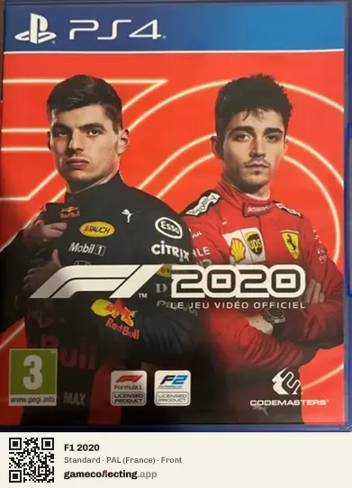 F1 2020 PlayStation 4, France box front
