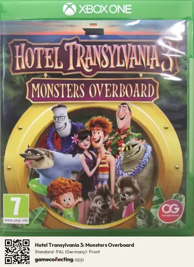 Hotel Transylvania 3: Monsters Overboard Xbox One, Germany box front