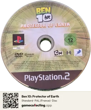 Ben 10: Protector of Earth PlayStation 2, PAL disc
