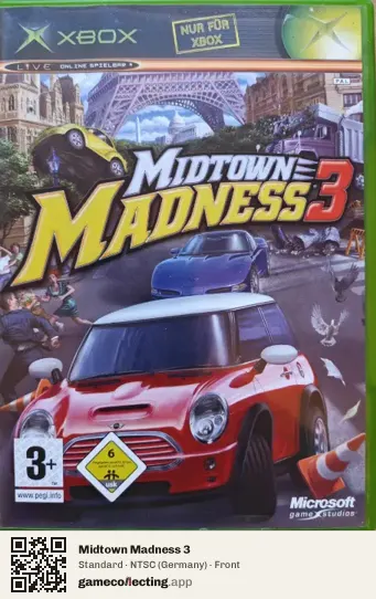 Midtown Madness 3 Xbox, Germany box front